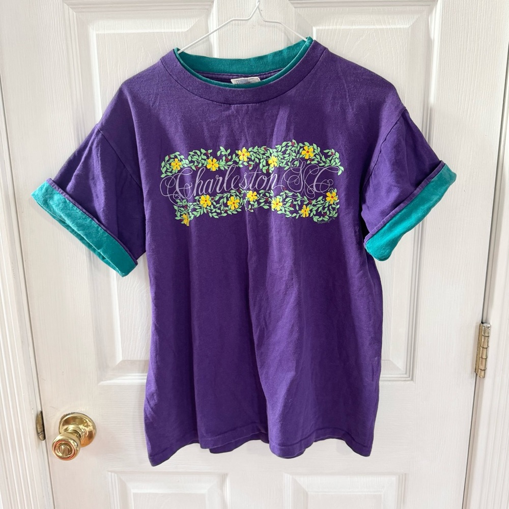 Vintage 1992 America’s T’s MADE IN USA Charleston SC Shirt MEDIUM